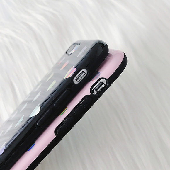 NEW 7/8/7+/8+ iPhone Laser Glossyheart case - Picture 3 of 6